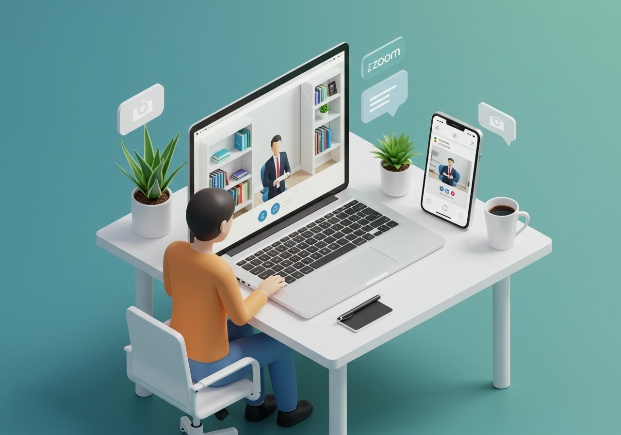 줌 Zoom 배경화면 설정 초간단 PC &amp; 모바일 완벽 정복!