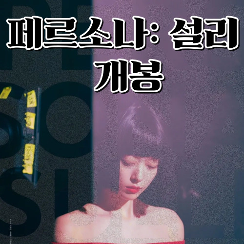 [페르소나 설리] 개봉-출연진-윤종신 기획