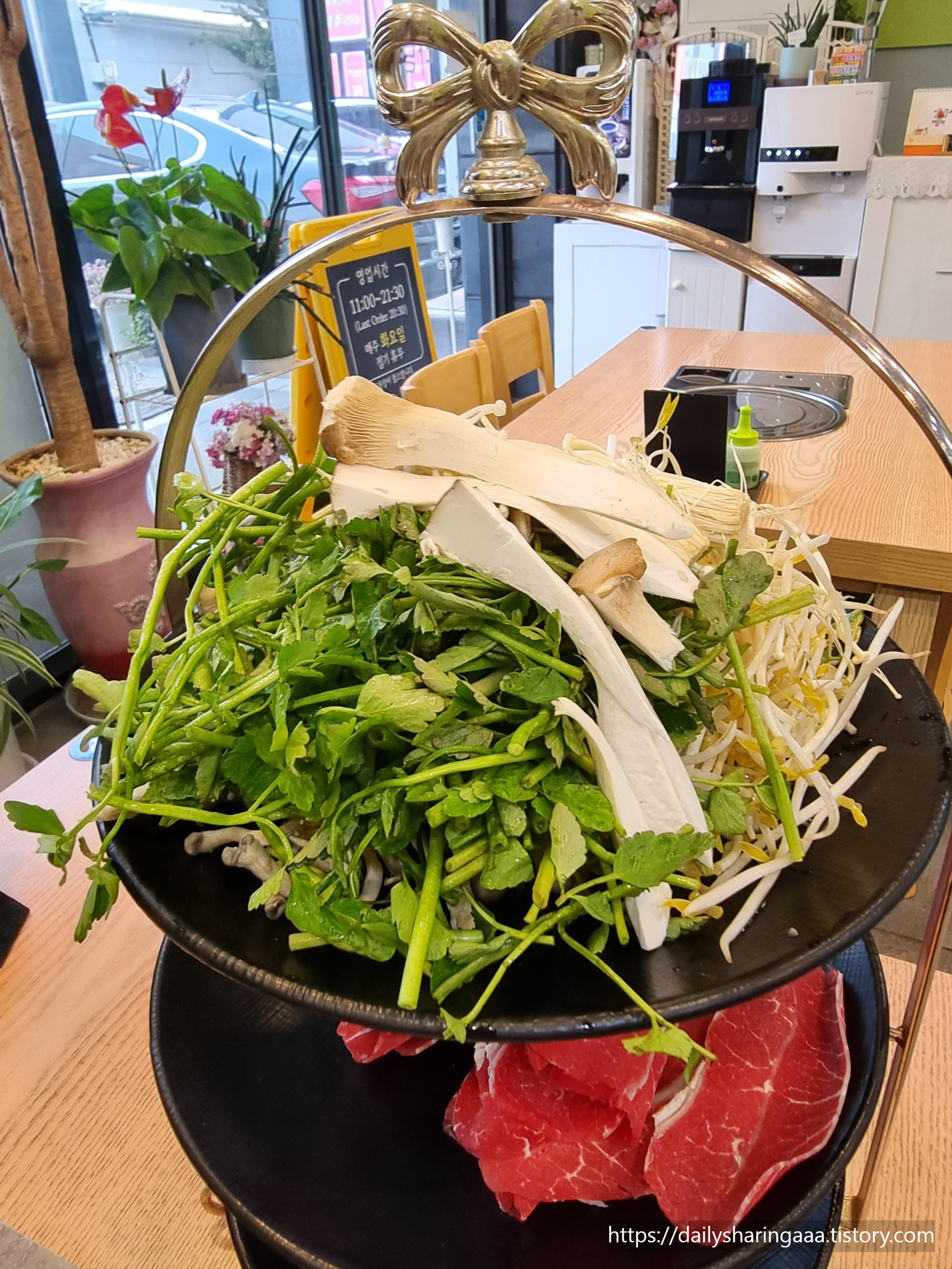 인천_청라_다담샤브칼국수_샤브_고기야채칼국수