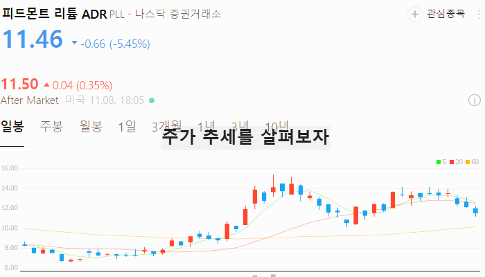 미국 리튬 관련주 대장주 선물 가격 상승 수혜주 TOP5