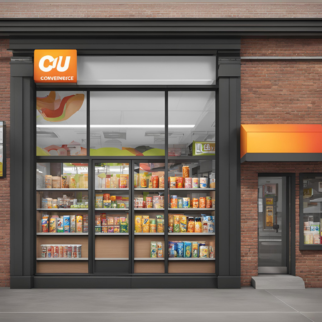 CU 편의점 사진