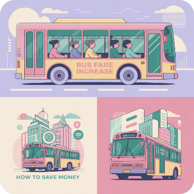 경기도 버스요금 인상 후? 할인받는 방법 이미지
