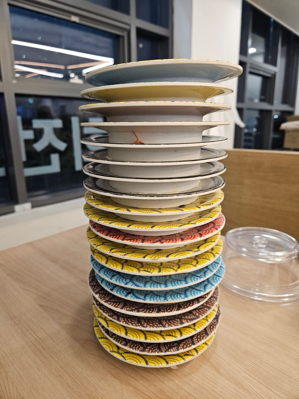 오늘 초밥 그릇 격파