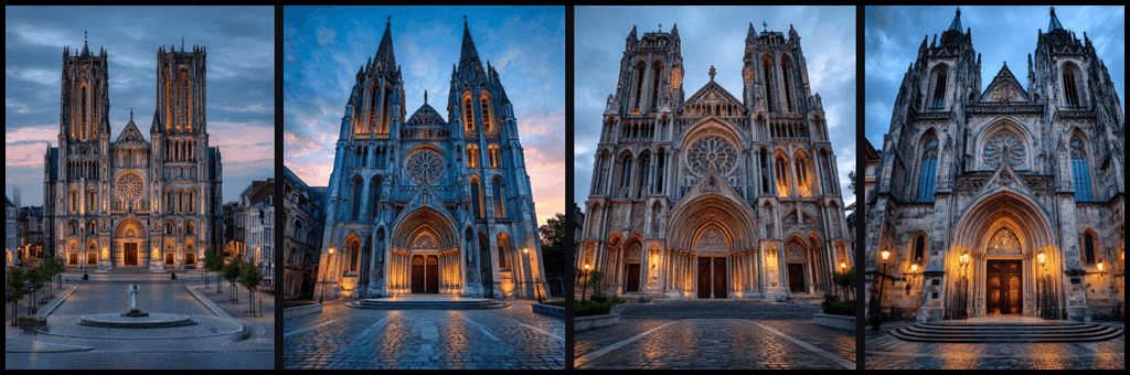 gothic cathedral 세계관 실험 생성 이미지_ Midjourney