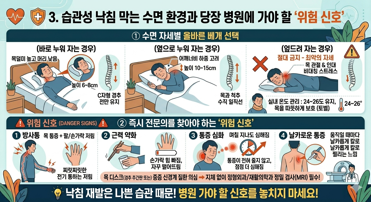 습관성 낙침 막는 수면 환경과 당장 병원에 가야 할 '위험 신호'