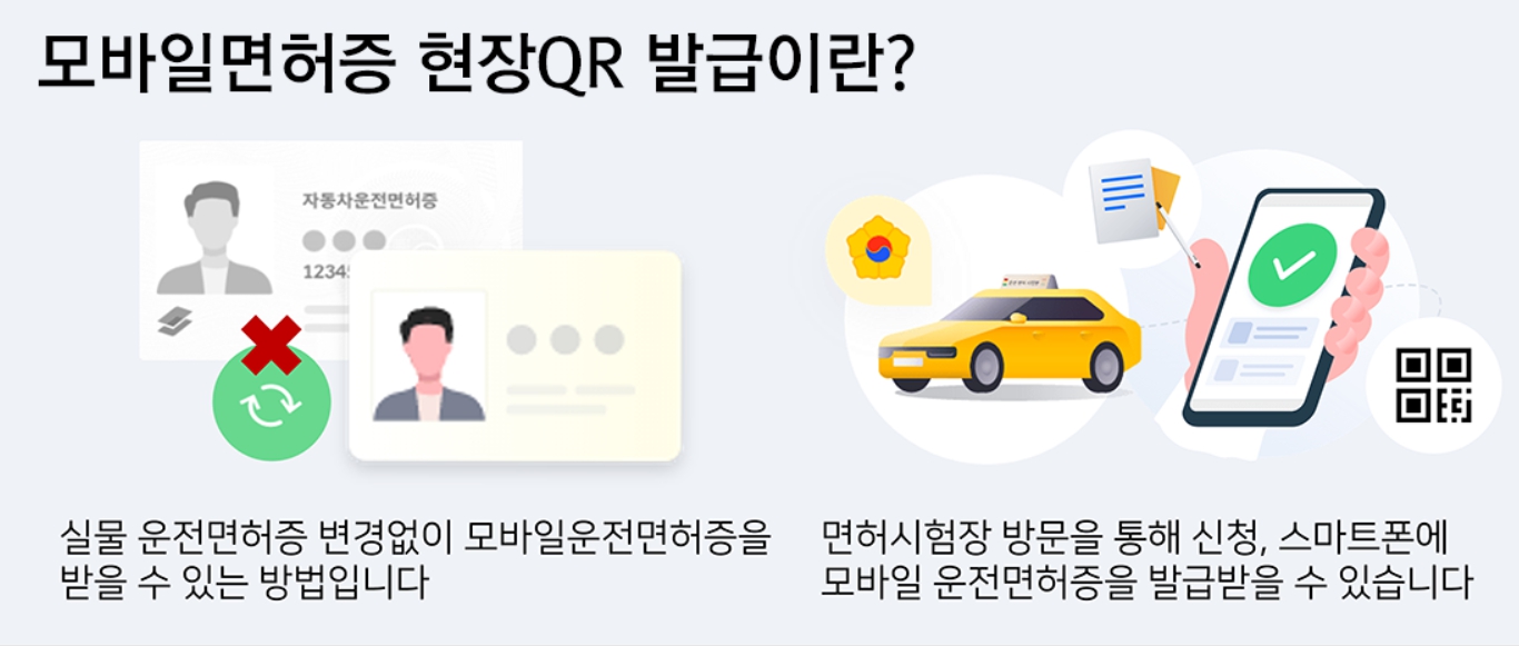 모바일 운전면허증 발급 비용과 발급처