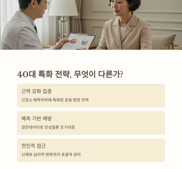 맞춤형 헬스케어 서비스, 40대를 위한 추천 가이드