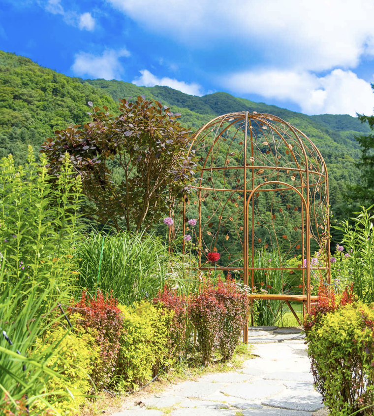 아침고요수목원 정원