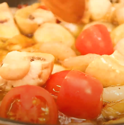 만두 감바스 끓이기