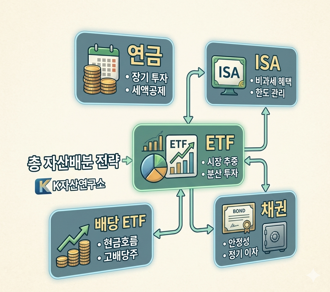 연금, ETF, ISA, 채권, 자산배분