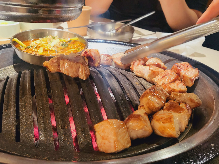 신분당선 강남역 삼겹살 회식 추천 고깃집열 콜키지 프리