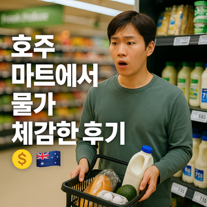 호주 마트에서 물가 체감한 후기