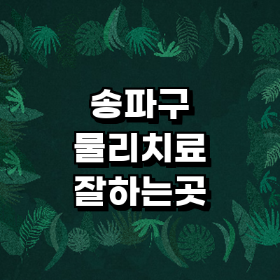 서울 송파구 정형외과