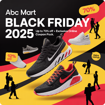  2025 ABC마트 블랙 프라이데이(블랙 ABC 데이) 이미지 