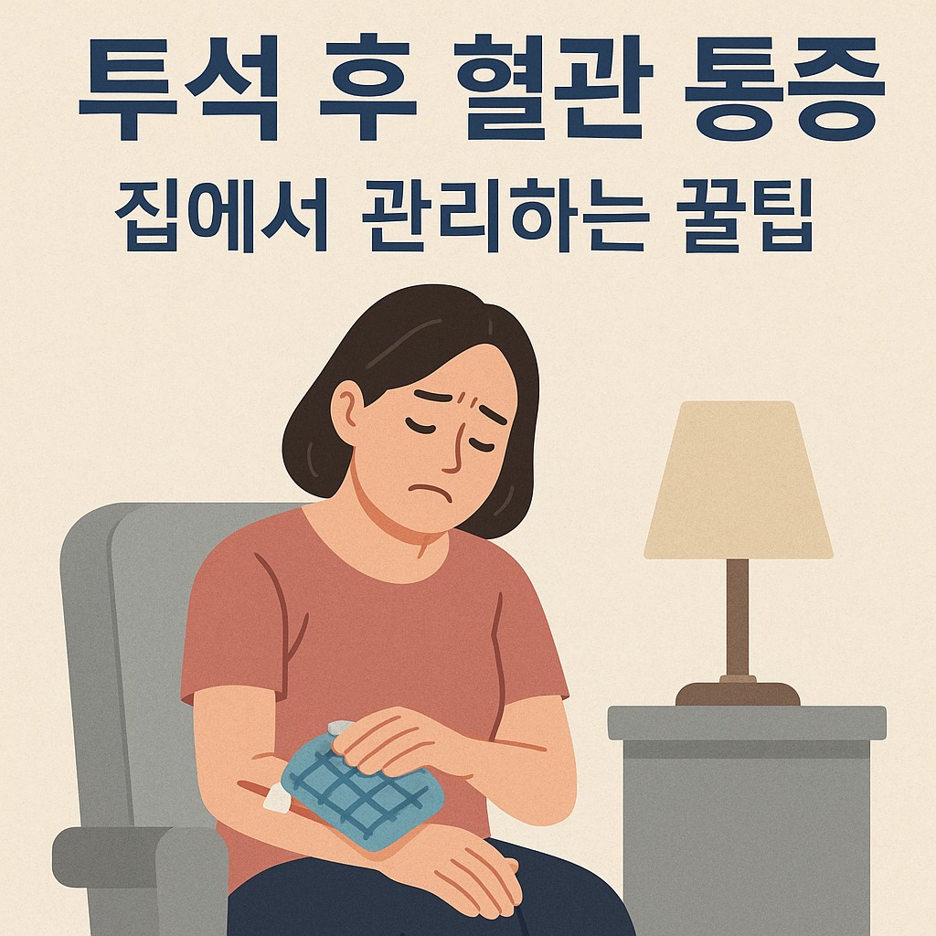투석 후 혈관 통증, 집에서 관리하는 꿀팁
