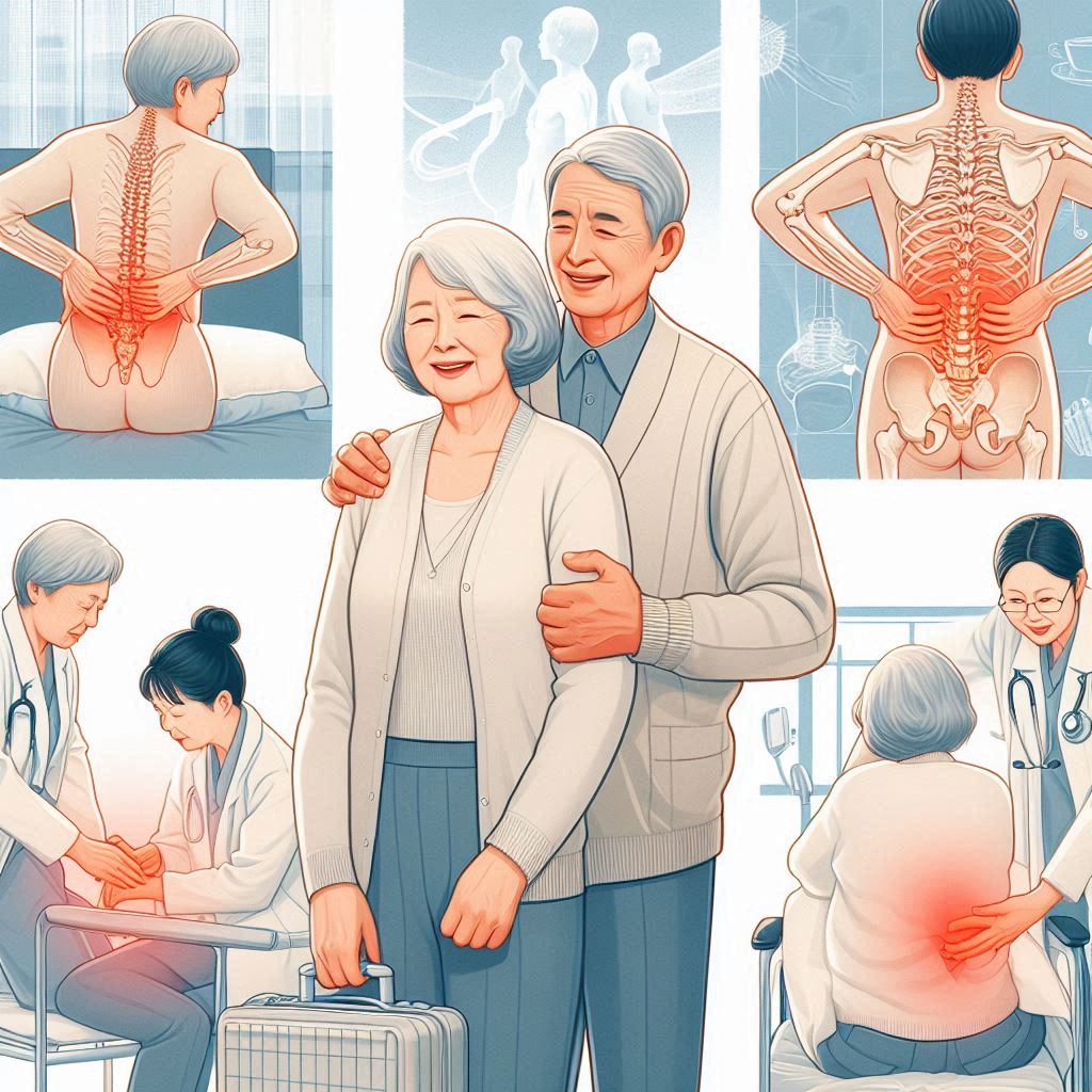 시니어 부부들의 허리 통증 관리