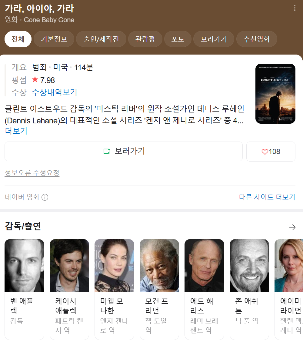 네이버 캡쳐 , 평점 포함