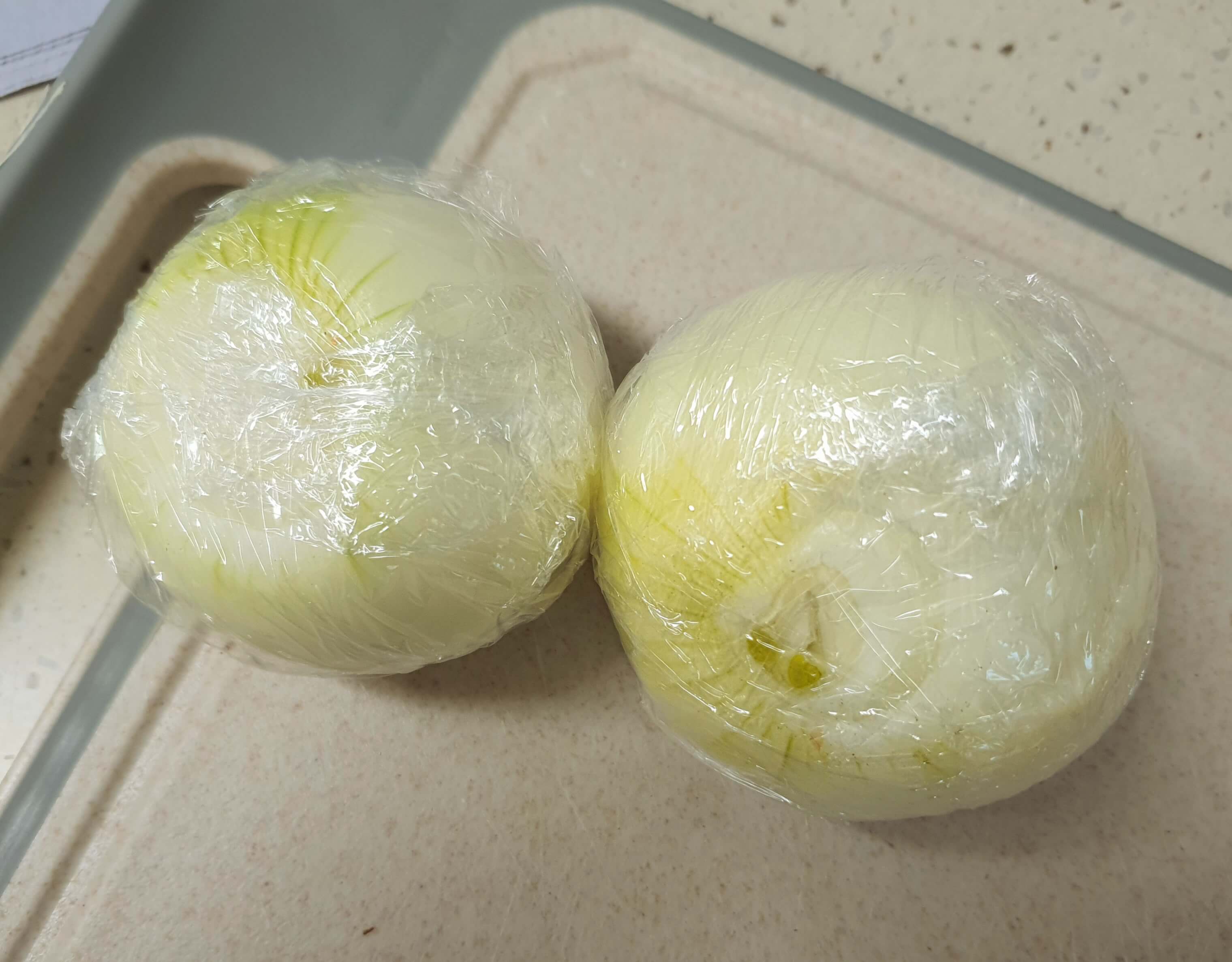 랩-감싼-양파