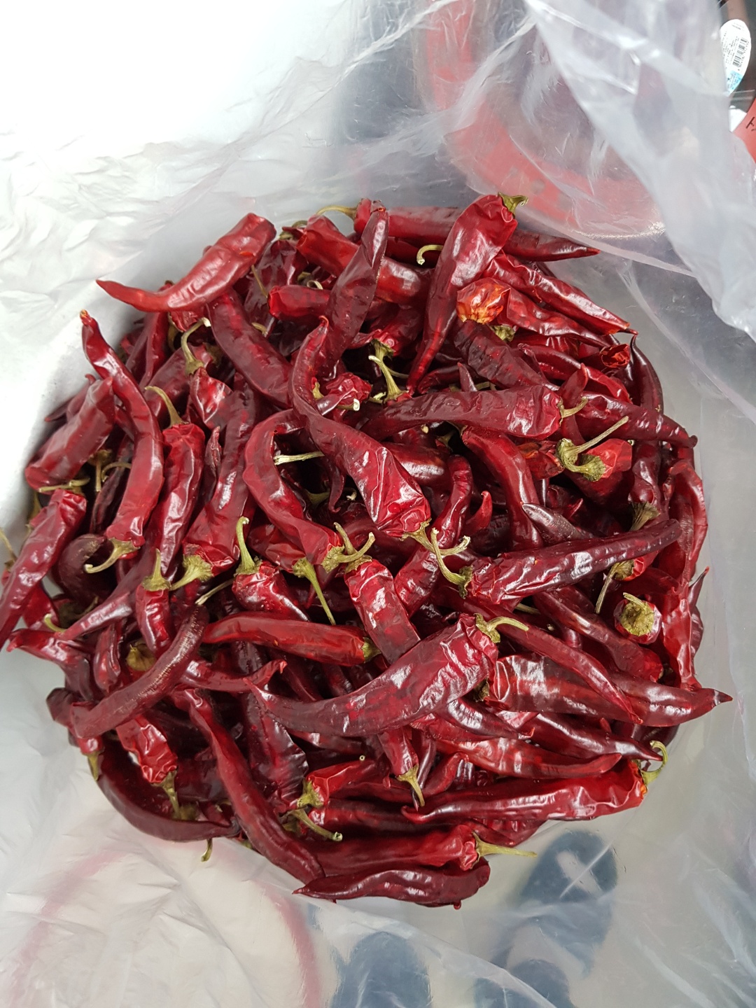 영천 장날에 구매한 햇건고추 10근 : 건고추가격 13만원에 구매