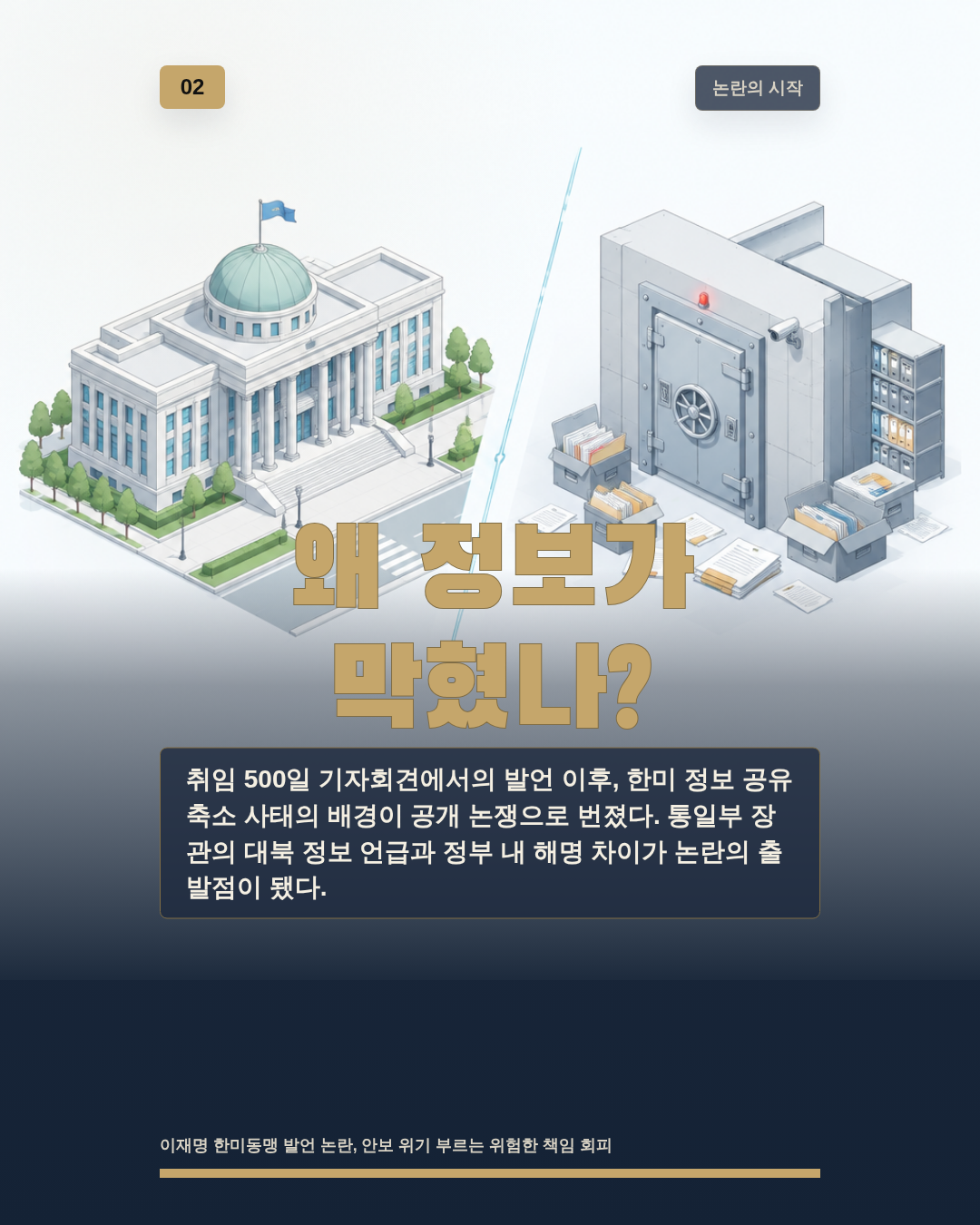 왜 정보가 막혔나?