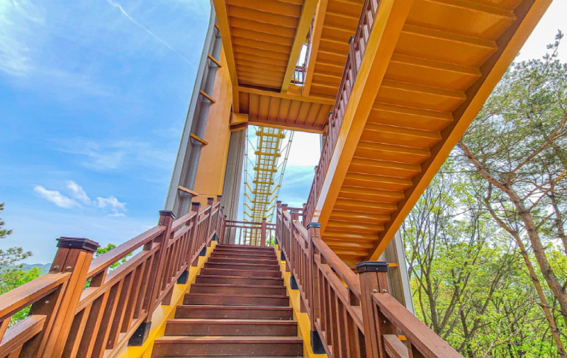 문경 봉명산 출렁다리