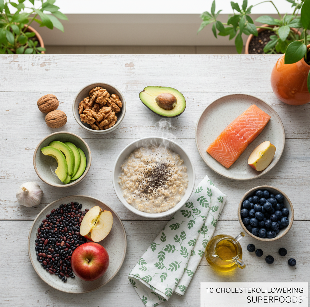 콜레스테롤 개선 음식 10가지