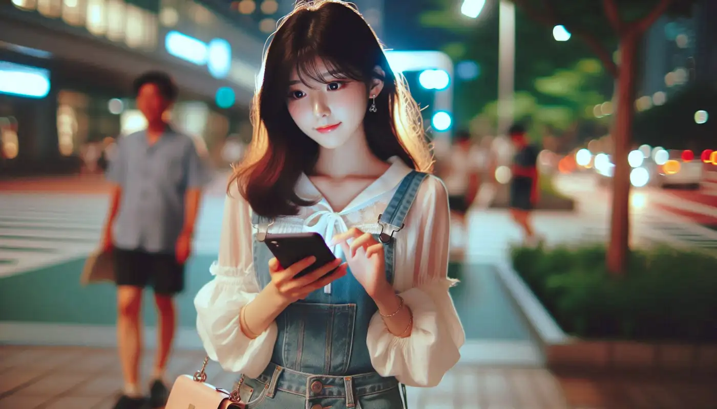 이미지-파일-용량-줄이기-방법을-활용하는-여성의-모습