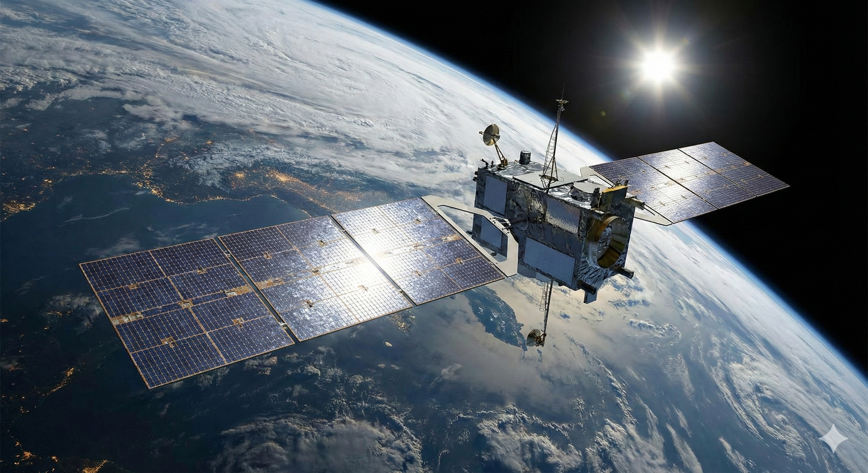 스페이스x 위성 사진