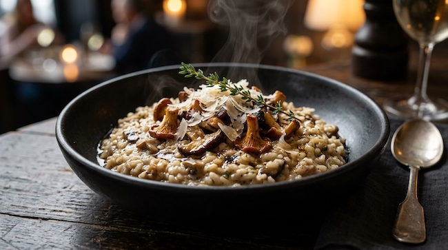 truffle mushroom risotto