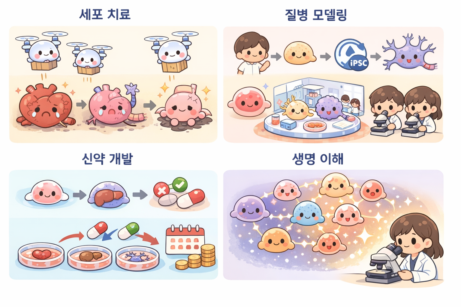 줄기세포 연구, 왜 중요할까요? 난치병 극복의 희망을 찾아서