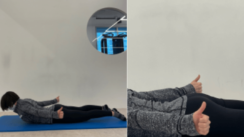 엎드린-상태에서-팔을-들어올리는-운동동작