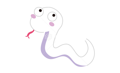 흰 뱀은 재운을 상징한다