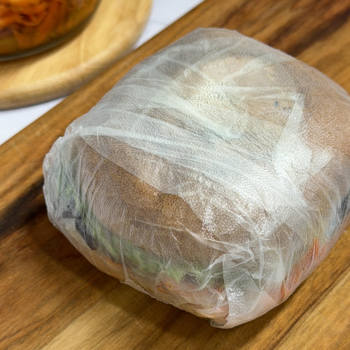 매직랩으로 포장한 샌드위치