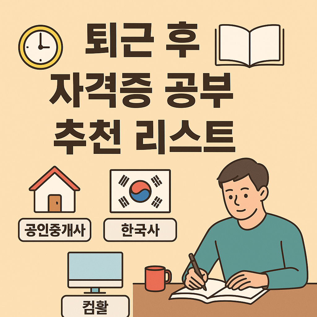 자격증 공부 관련 사진