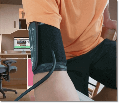 고혈압 환자 혈압 측정 