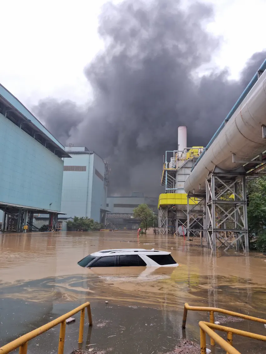 포항 포스코 제철소 태풍 힌남노 피해
