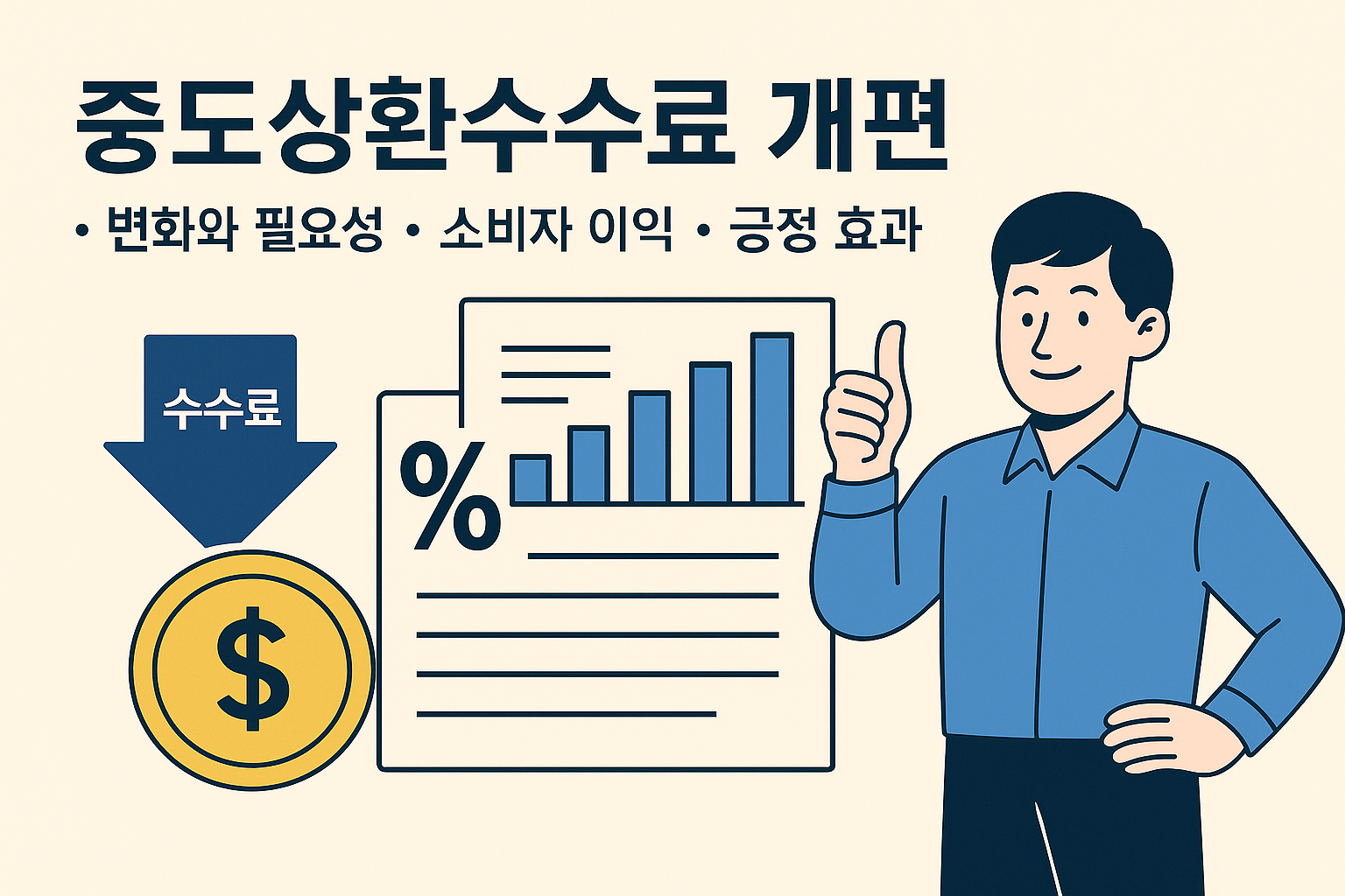 "중도상환수수료 개편"에 대한 이미지입니다.