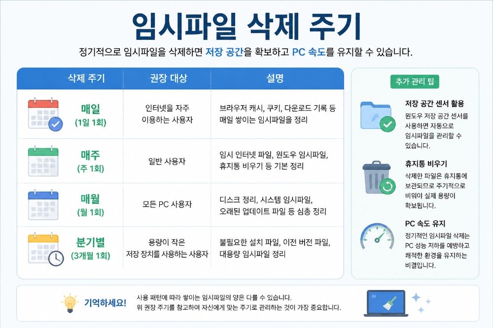 alt="윈도우11 임시파일 삭제 주기"