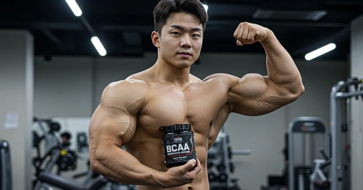 근육 남성 BCAA 이미지