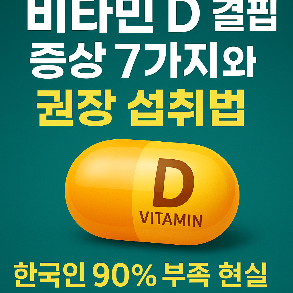 비타민D결핍 증상과 섭취방법