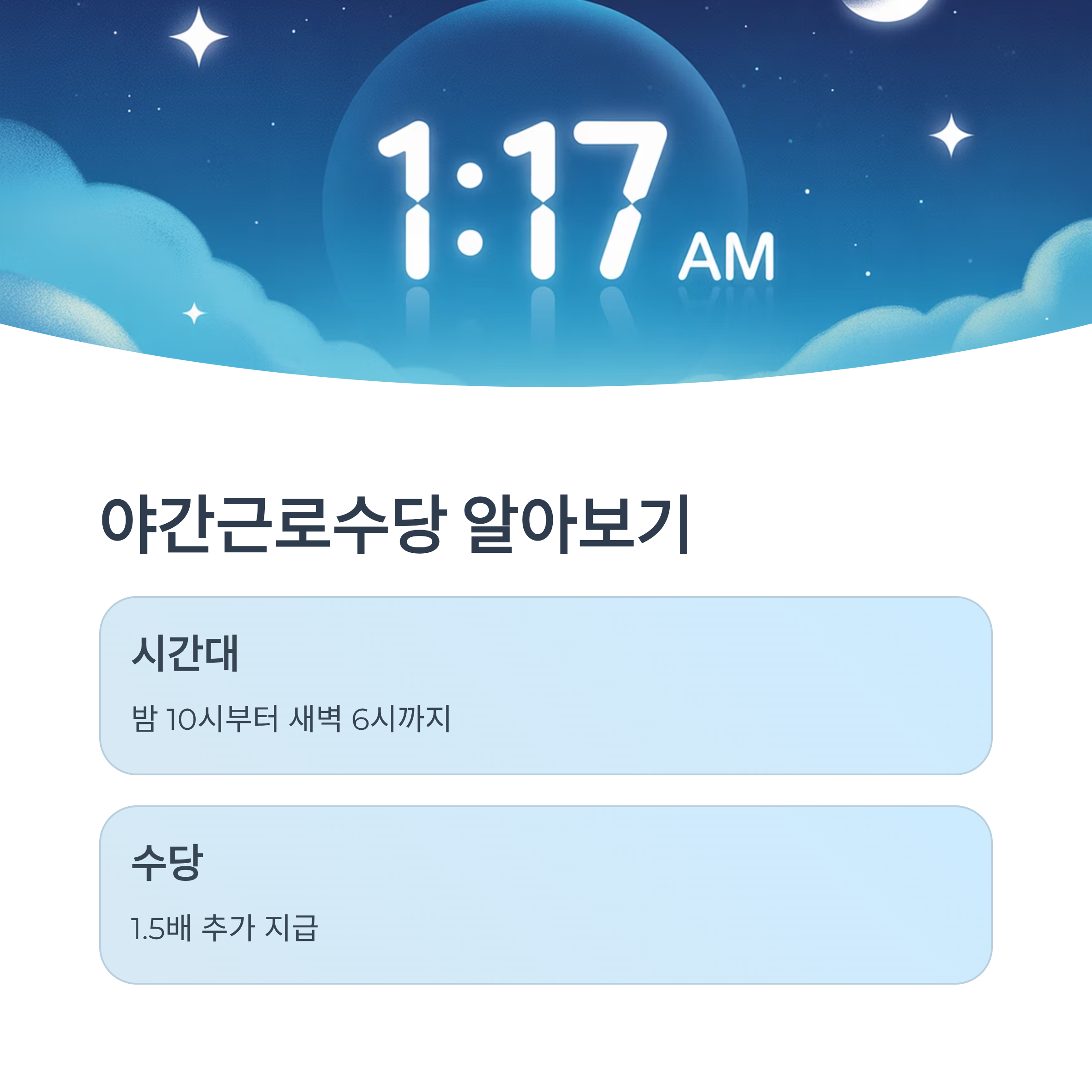 야간글로수당