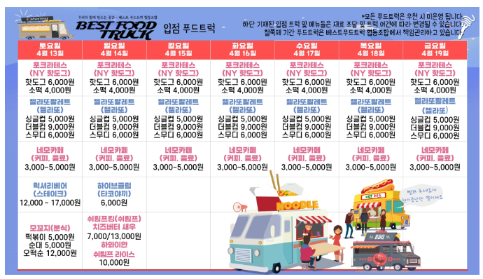입점 푸드트럭