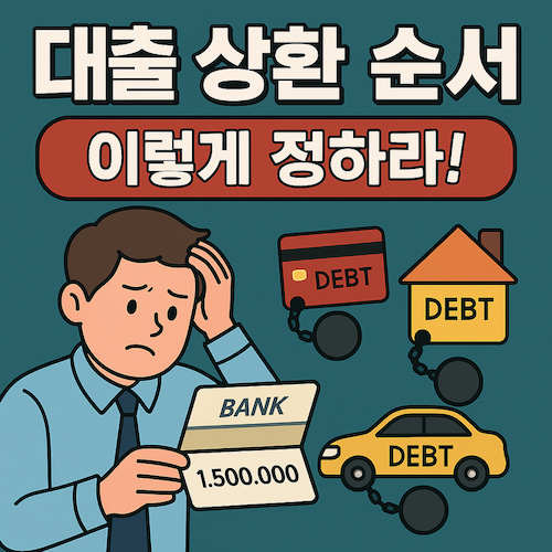 대출금 갚는 순서와 이자 줄이는 팁