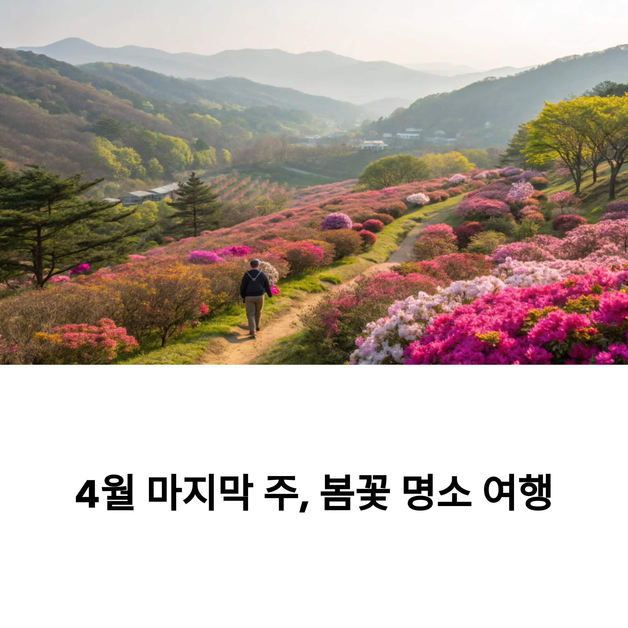 주말 나들이용 4월 마지막 주 봄꽃 명소 모음