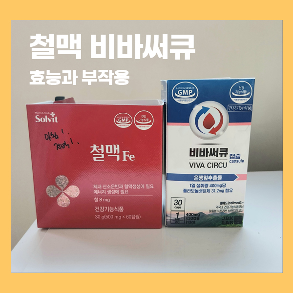 비바써큐 철맥 효능과 부작용