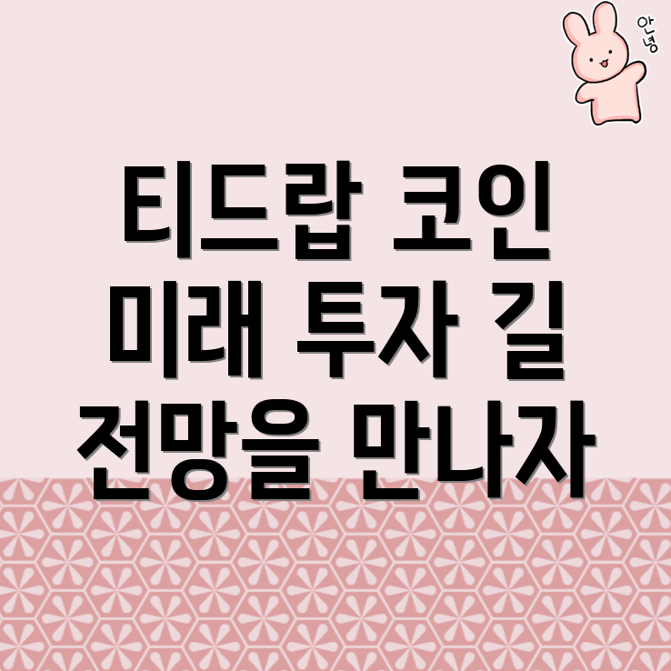 티드랍(TDROP) 코인 전망