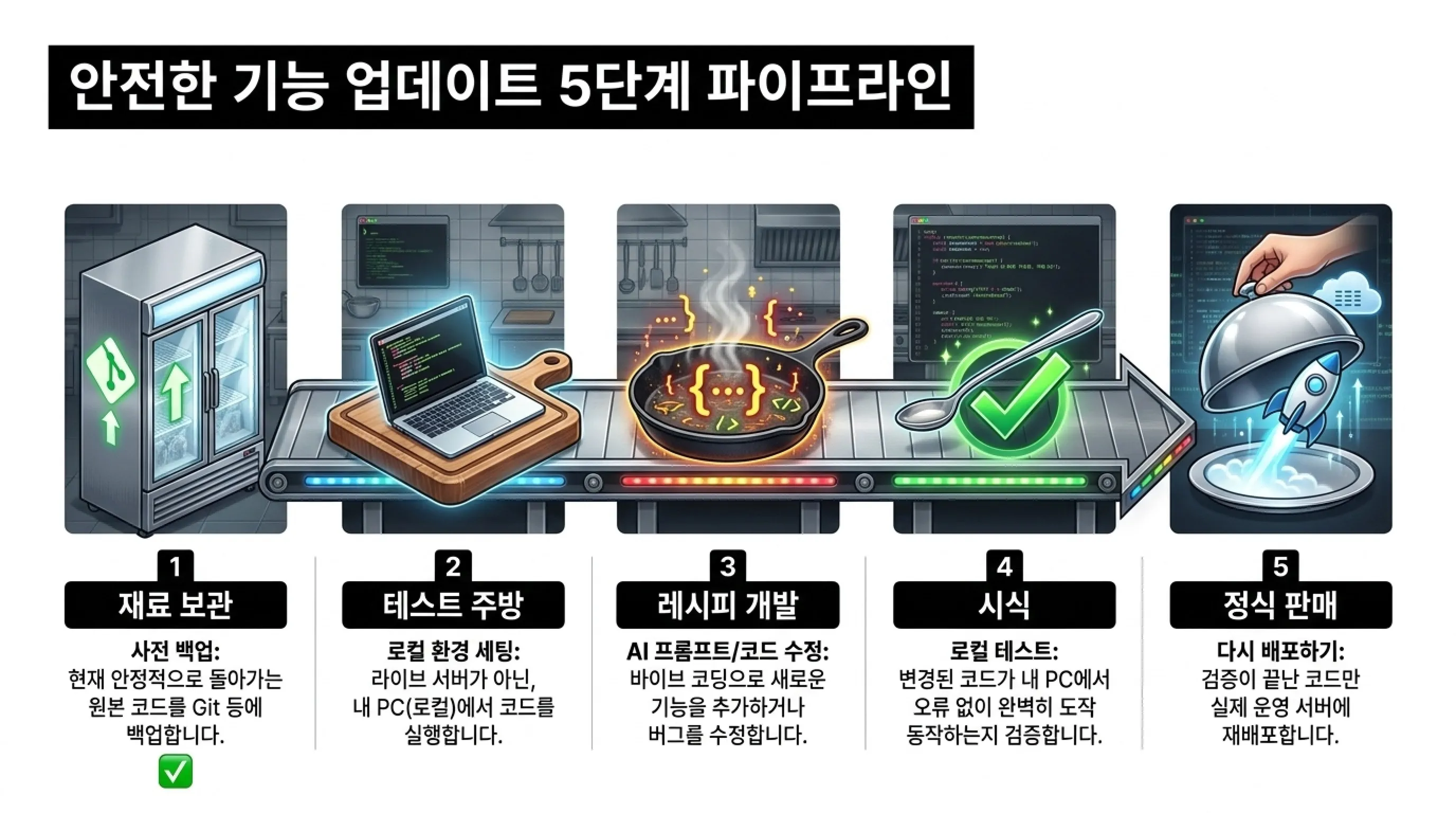 업데이트: 기존 음식 맛 유지하며 메뉴 추가하기