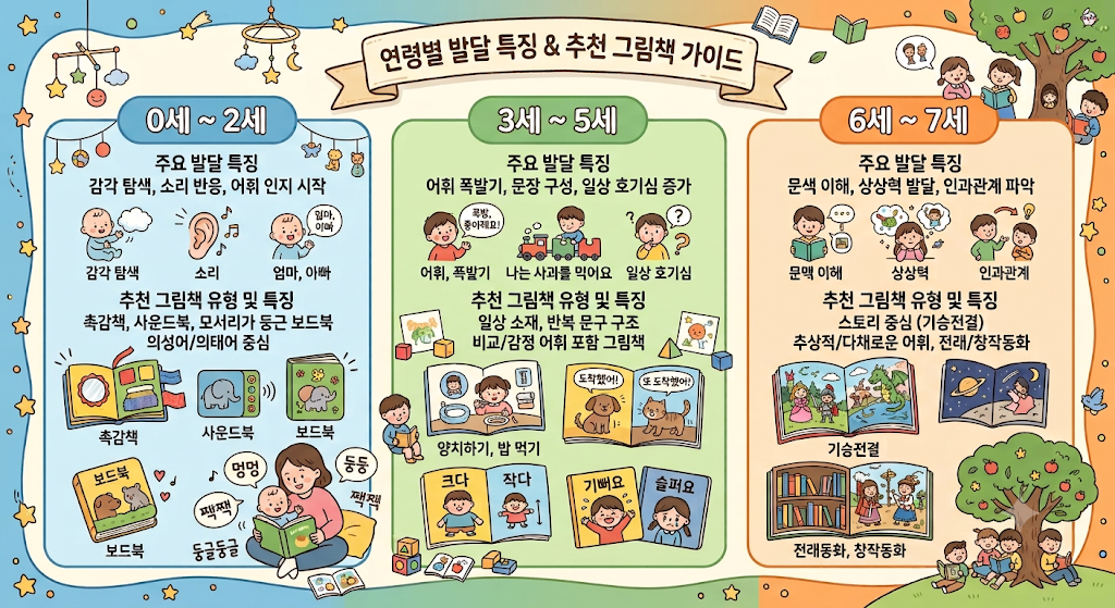 연령별 아동 언어 발달에 도움을 주는 그림책 선택 기준 총정리