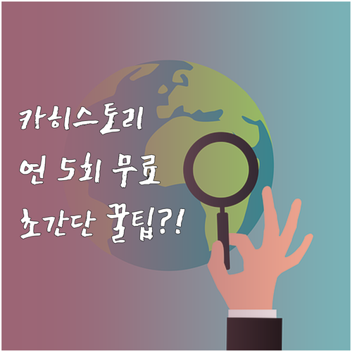 모바일 카히스토리 조회 연간 5회 무..