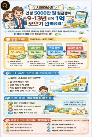사회초년생이 반드시 알아야 할 자산관리 팁(통장 쪼개기, 투자, 절세 전략)